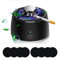 GOYISEE 2 in 1 Luftreiniger Multifunktionaler Rauchloser Aschenbecher,Am besten für Auto Büro oder Zuhause,USB Aufladung Rauchloser Aschenbecher mit 8-Pack Filter (Schwarz)