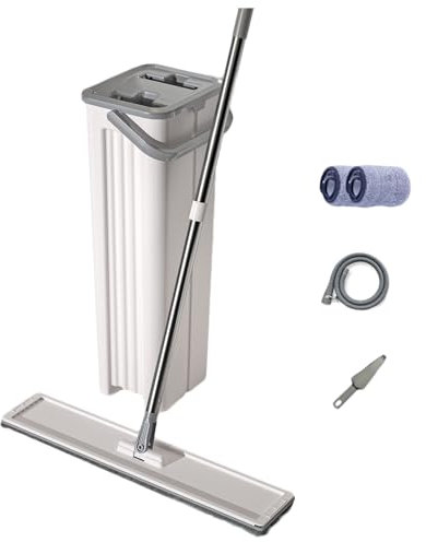 BZJPRFC Trapeador Y Cubo con Juego De Escurridor, Cubo De Plástico For Fregona For Uso Húmedo Y Seco, Mango Cómodo Y Duradero, Apto For Uso En Interiores Y Exteriores. (Size : Style 2)