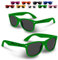 GRAVURE CONCEPT Lunettes de Soleil Mariage & Événements, EVJF/EVG À Personnaliser - Lot de 10/25/50/100 - Protection UV400 (BRISA) (Vert)