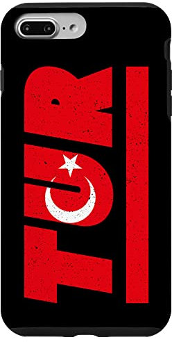 Hülle für iPhone 7 Plus/8 Plus Türkei Design TUR. Türkiye Outfit mit Flagge