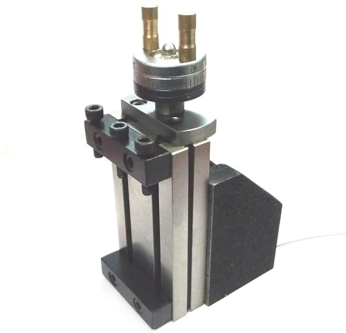 Mini scivolo verticale (90 mm x 50 mm) con piastra angolare in ghisa tipo Z per montare mini slitta di fresatura verticale per operazioni di fresatura istantanea sul tornio