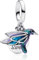 NUNUYAYA Abalorio Charms Argent Sterling 925 Breloque Pendentif Black-Crowned Night Heron Charm Bead Compatible pour Femmes Filles Européen Bracelets Colliers