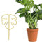 Yistoi Supporto per Piante a Forma di Foglia, Supporto in Ferro per Monstera e Piante Rampicanti, Strutture Rampicanti per Piante in Vaso, per La Decorazione di Piante da Interno e da Esterno