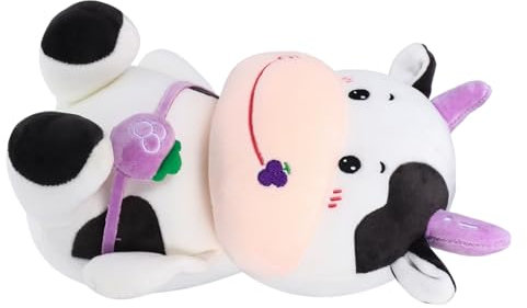 TOYANDONA 1 Stück Jahr des Ochsen Plüschtier Kissen Plüschtiere Das Tier Tiere Kinderspielzeug Autospielzeug Autos Kuhform Kissen Plüsch Kuhpuppe Home Kuhkissen Schmücken Satin