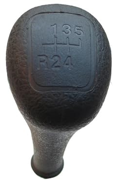 Wjwftcmk Auto Knopf Schalthebel 4/5-Gang-Auto-Schaltknauf Für Benz W123 W124 W126 W140 W190 W201 Manueller Hebel Innenzubehör(5-Speed-black)