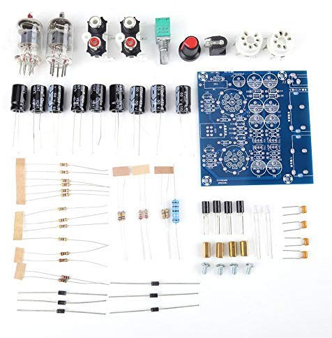 Elektronischer Verstärker,6J1-Röhre Ventilverstärker Röhrenverstärker 6J1 Vakuum Elektronenröhrenventil Vorverstärker Verstärkerplatine Verstärker elektronische diy Kit 6j1 Röhre Vorverstärker