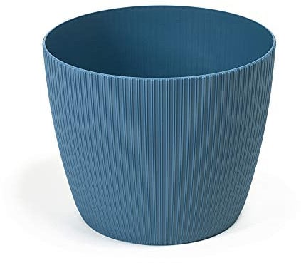 SimplyTheBest - Vaso per fiori e piante di erbe aromatiche, con motivo magnolia, Ø 14 cm, per davanzale da balcone, contenitore da giardino