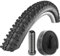 Schwalbe+Impac Smart Sam Perf. Addix 28 mm 35 cm 700C + AV Schlauch, Schwarz, Mountainbike Reifen, Schlauchreifen