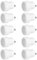 10x Lampensockel Adapter | GU10 auf E14 | Lampenfassung Konverter Fassung Sockel Stecker Glühbirne Lampe LED | 10 Stück