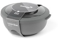 Amuse Life - Lunch-Schale - Lunchbox - 1000 ml - Tritan-Deckel - Grau
