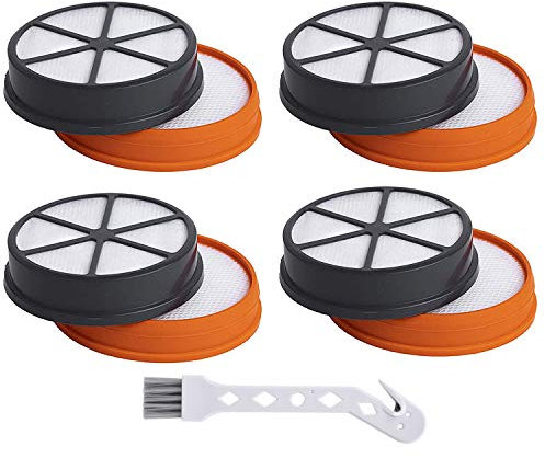 Leadaybetter 4 pack Type 90 Filter Premium Pre & Post Motor Filter Kit for Vax Zoom & Zoom Pet Series Vacuum Cleaners