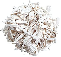 mamikatou Copeaux de Bois paillage Déco Blanc 10l