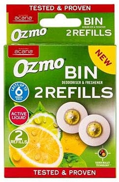 Ozmo Bin Deodoriser & Freshener Refill 2Pk