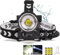 BESTSUN LED Stirnlampe Wiederaufladbare USB Leistungsstarke XHP90 Stirnlampe, Super Hell 15000 Lumen Scheinwerfer Zoombar 3 Modi Stirnlampen für Arbeit Camping Outdoor und Nachtbeobachtung