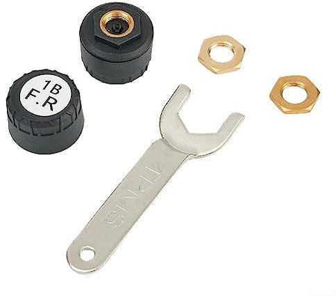 Motorrad Reifendruck Sensor, Motorrad TPMS Bluetooth Reifendruck-Kontrollsystem Externe Reifendrucksensor für Motorräder Reifendruckmesser Reifendruckprüfer Manometer