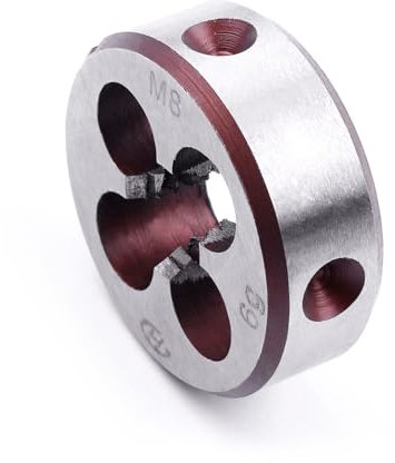 ATOPLEE 1 x M8 metrisches Rechtsgewinde-Schneideisen, M8 x 1,25 mm