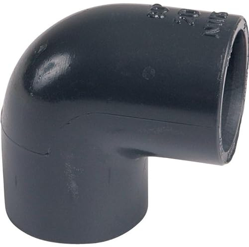 Raccord PVC pression noir coudé 90 degrés - Diamètre 40 mm - Girpi | Raccord PVC pression noir coudé 90 degrés - Diamètre 40 mm - Girpi
