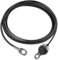 Ezweiji Gym Kabel Draht Fitnessgerät Stahlseil für Latzug Kabelzug Seilzug Fitness Home Gym Riemenscheibensystem (mit Schwerkraftkugel, 2m)