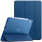 EasyAcc Coque Compatible avec iPad Air 11 Pouces 2024/ Air 5ème 2022/ Air 4ème Génération 2020, Ultra Fin Étui de Protection Translucide Mat avec Fonction Support, Bleu Marine