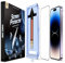 MAGIC JOHN 2 Stück für iPhone 14 Pro für Panzerglas(6,1 Zoll), Auto-Dust-Eliminierung, 9H Härte Folie, Ultra-Klar Displayschutzfolie, Bläschenfrei, Einfache Installation