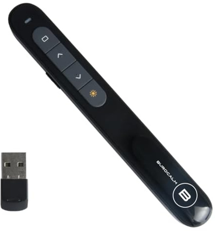 SuccessBeam – Pointeur Laser Sans Fil | Télécommande Diaporama PowerPoint, Keynote | USB Plug & Play | Présentation Pro Windows & Mac