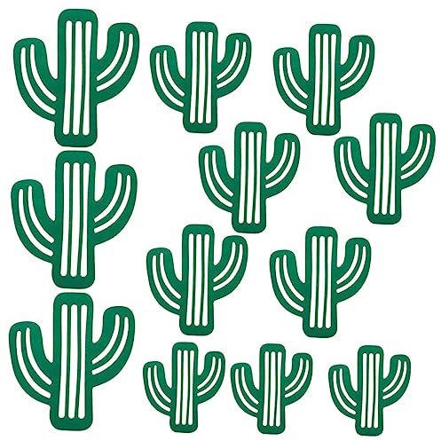 FUNOMOCYA -Teiliges Filz-Kaktus-Untersetzer-Set Isolierte Bechermatte Topfuntersetzer Topfmatte