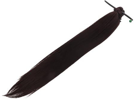 TOVINANNA Lightweight Ponytail Extension for Women Clip Hairpiece Deep Brown for and Qipao Easy Use Clip for