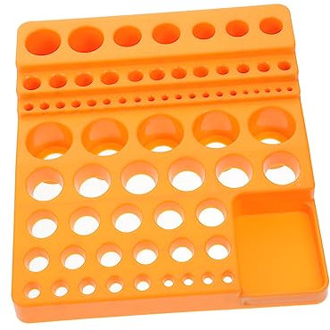 Angoily Plastic Tool Bit Box Drill Bit Tool Holder Rotary Tool Bit Box Lightweight and Sturdy for Personal Professional Use