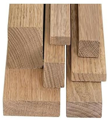 Generico Listello Legno Massello di Rovere Grezzo mm 52 x Varie Misure x 1150-1450 - Dimensione Disponibile: mm 52 x 20 x 1450