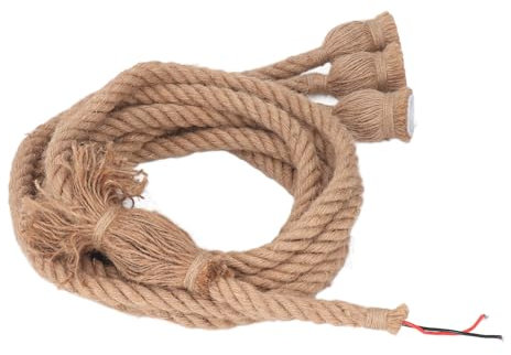 Pend Light Vintage Offica Vantage Rope 3 Teste 6,6 Piedi Cord E26 E27 Apparecchio di Illuminazione a Sospensione per la Fattoria Restauranti 100? 240 V Usa Ristoro 100? 240 V Pending Light Vintage