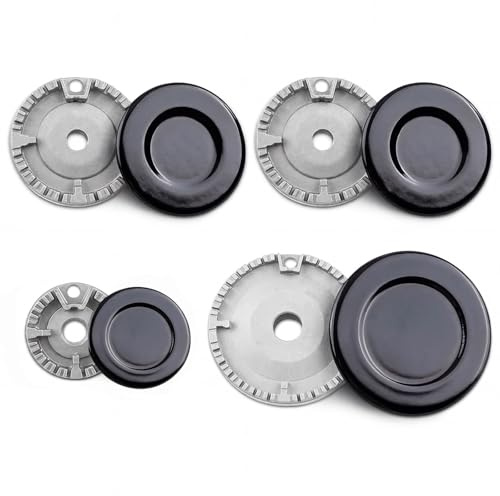 Gas Stove Burner Cap for SABAF, Gas Hob Burner Crowns and Caps, 8 Pcs | Improve Cooking Efficiency, Easy to Install