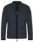 Almbock Herren Strickjacke mit Reißverschluss, schwarz anthrazit, Größe S