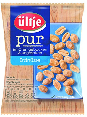 ültje Erdnüsse Pur Beutel, 4er Pack (4 x 200 g)