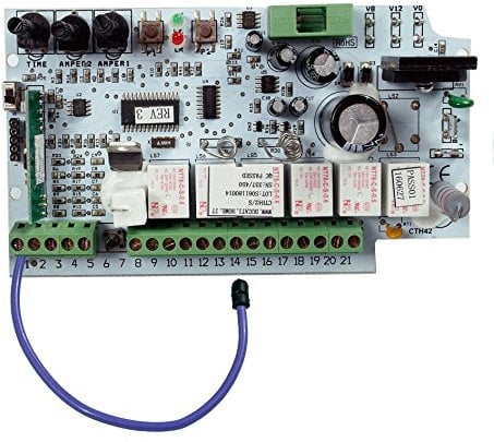 Ducati CTH42 Carte électronique pour motorisation de portail, 1 ou 2 portes battantes