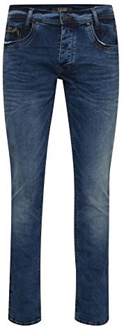Blend BHBlizzard fit NOOS fit - NOOS Herren Jeans Hose Denim Regular Fit, Größe:W36/30, Farbe:Denim Middle Blue (76201)