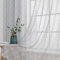 MIULEE 2er Set Voile Marokko Vorhang Sheer mit Ösen Transparente Optik Gardine Ösenschal Wohnzimmer Fensterschal Luftig Lichtdurchlässig Dekoschal für Schlafzimmer 260 x 140cm (H x B)