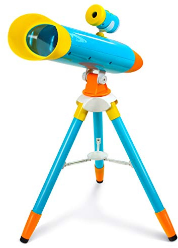 Little Experimenter Projector Telescope for Kids, Children's Telescopes & 24 Space Images, STEM Activity Science Toys, Learning Gifts for Boys & Girls Ages 3 4 5 6-12 Year Old, Easter Gifts for Kids
