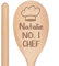 Personnalisé Gravé Cuillère en Bois No1 Chef Tout Nom Texte