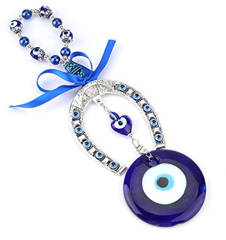 Oumefar Anhänger Böser Blick türkisch griechisch blau Evil Eye Glücksbringer türkisches Amulett Amulett Amulett