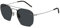 Yves Saint Laurent Herren Sl 422 Sonnenbrille, Silber/Silber/Grau, 52