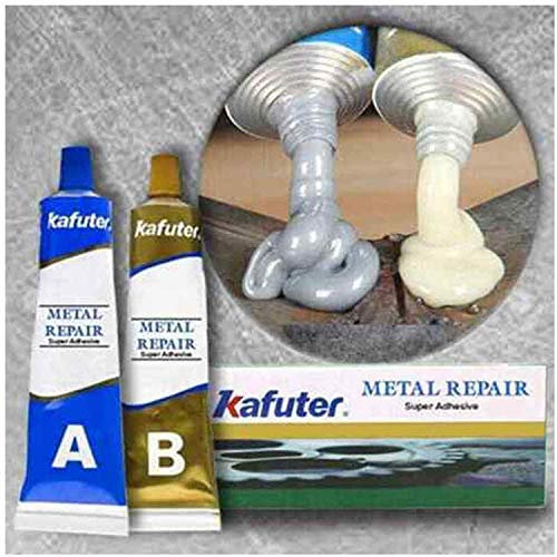 Kit de Pâte de Réparation Permanente pour Métal, Agent de Réparation Magique, Résistant à la Chaleur pour Métal, Plastique, PVC, Bois, Béton - Colle de Soudage Miracle