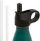 Legami - Bouchon d'eau avec Bec, Sport Lid, 7,8 x 4,5 cm, Convient pour Une Utilisation sur la Bouteille Thermique de 500 ML, Fermeture hermétique, 2 pailles incluses, Noir, Taille Unique