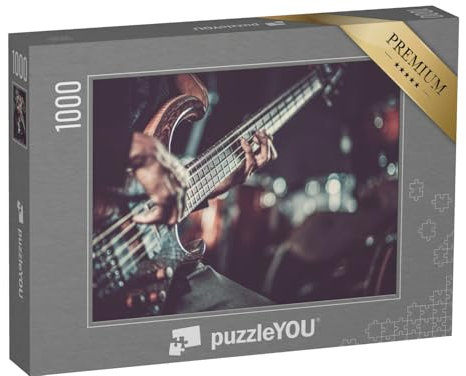 puzzleYOU: Puzzle 1000 Teile „Spiel mit der E-Gitarre“ – aus der Puzzle-Kollektion Musik, Menschen