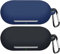 Msm-case Silicone Case Compatible with OnePlus Buds Z2 TWS, [Supports Wireless Charging] [Shockproof Protective Case] Cute 3D Cartons Black Blue