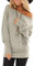 Hiistandd Women's Off Shoulder Tops Shirts Baggy Batwing Top Shirts Jumper Tunic Knit Oversized Pullover Sweater T Shirt Casual Tunic Tops Blouse Grey