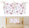 Baby-Kinderbett-Organizer Bett-Aufbewahrungstasche 2 Taschen zum Aufhängen Windeln Kinderzimmer Organizer für Windeln Spielzeug Kleidung Mond