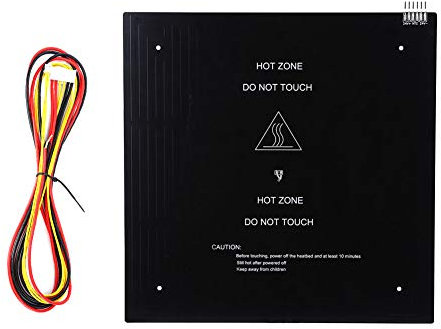 310x310mm 24V 220W Aluminiumsubstrat Heizbett Hei?bett mit Kabelzubeh?r f¡§1r 3D-Drucker 300x300mm Heizbett 24V 300mm X 300mm Hei?bett Qqmora 36x36x4,Andere lineare Bewegungskomponenten