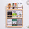 Porte-revues Rack de Magazines Muraux en Bois, Organisateur de Détenteur de Fichiers de Bibliothèque Suspendu pour Le Salon, Stand Exposant de Brochure des Salles D'exposition, Assemblage Facile (Siz