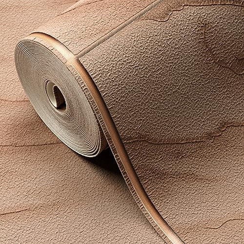 BPILOT Wallpaper 3D Tv Background Wall Suede Velvet Marble Pattern Wallpaper Living Room Bedroom Sofa Background Wall Non Woven Wallpaper Dark Coffee Color