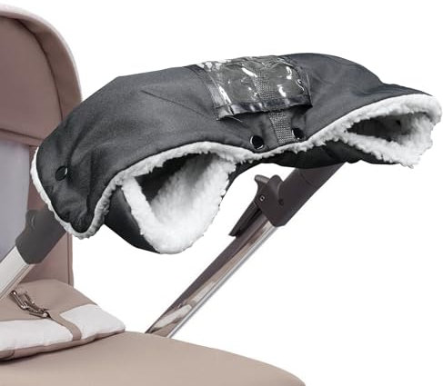 Pram Hand Muff Baby Pushchair Fleece Hand Gloves Waterproof Windproof Anti-Freeze Warm Stroller Baby Stroller Gloves